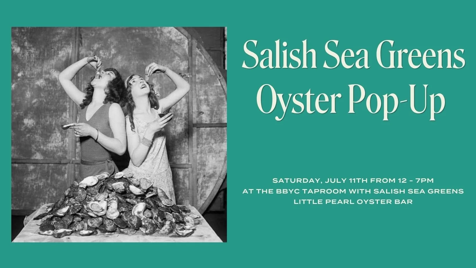Oyster Pop-up w/ Salish Sea Greens