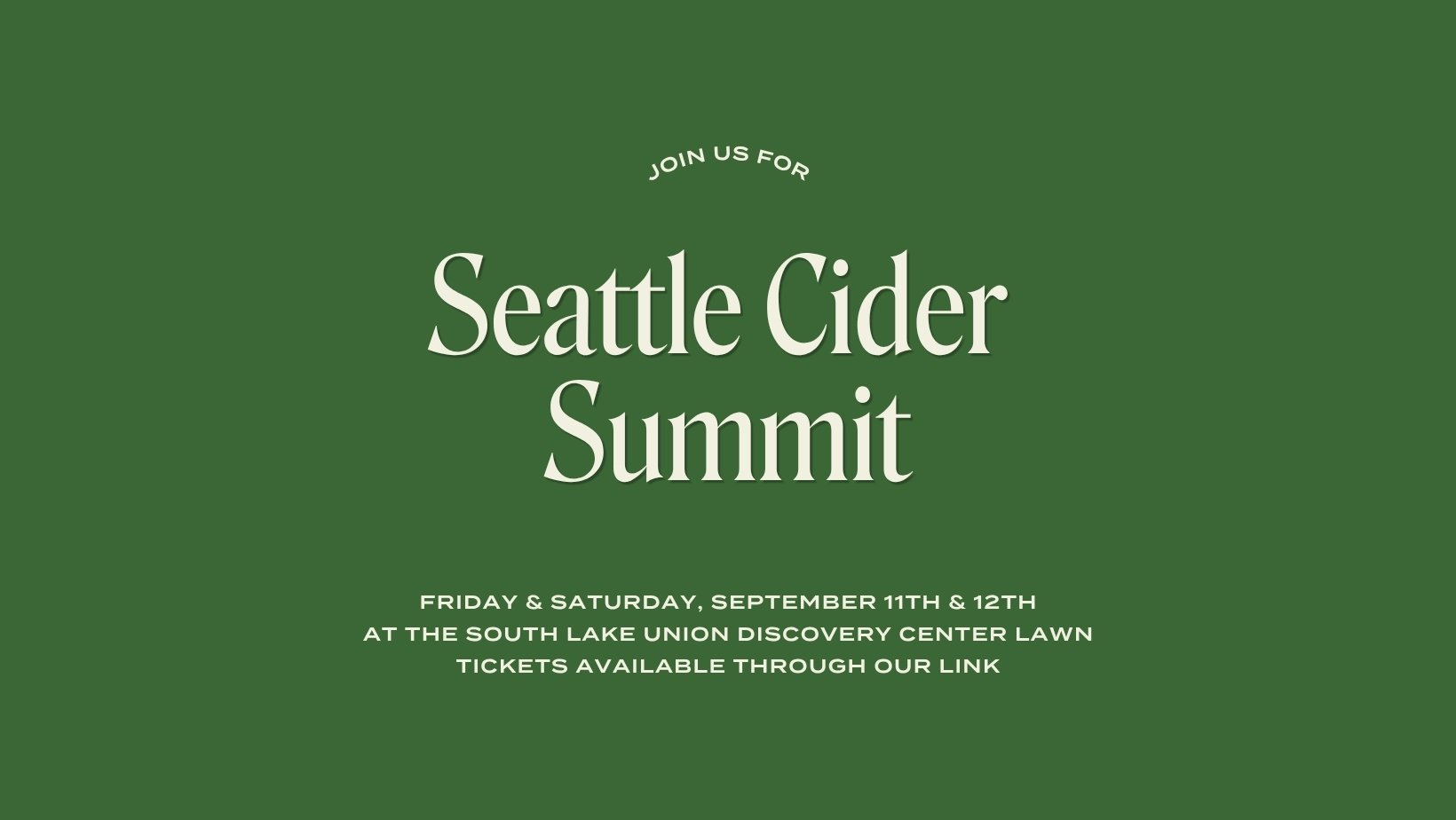 Seattle Cider Summit 