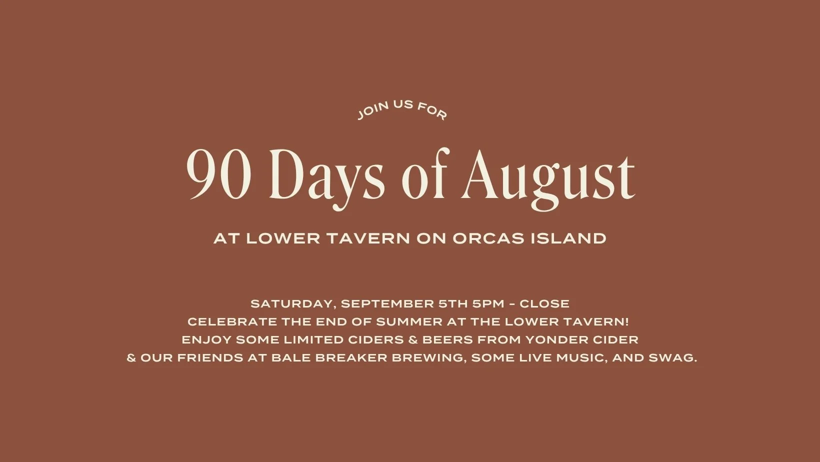 90 Days of  August 