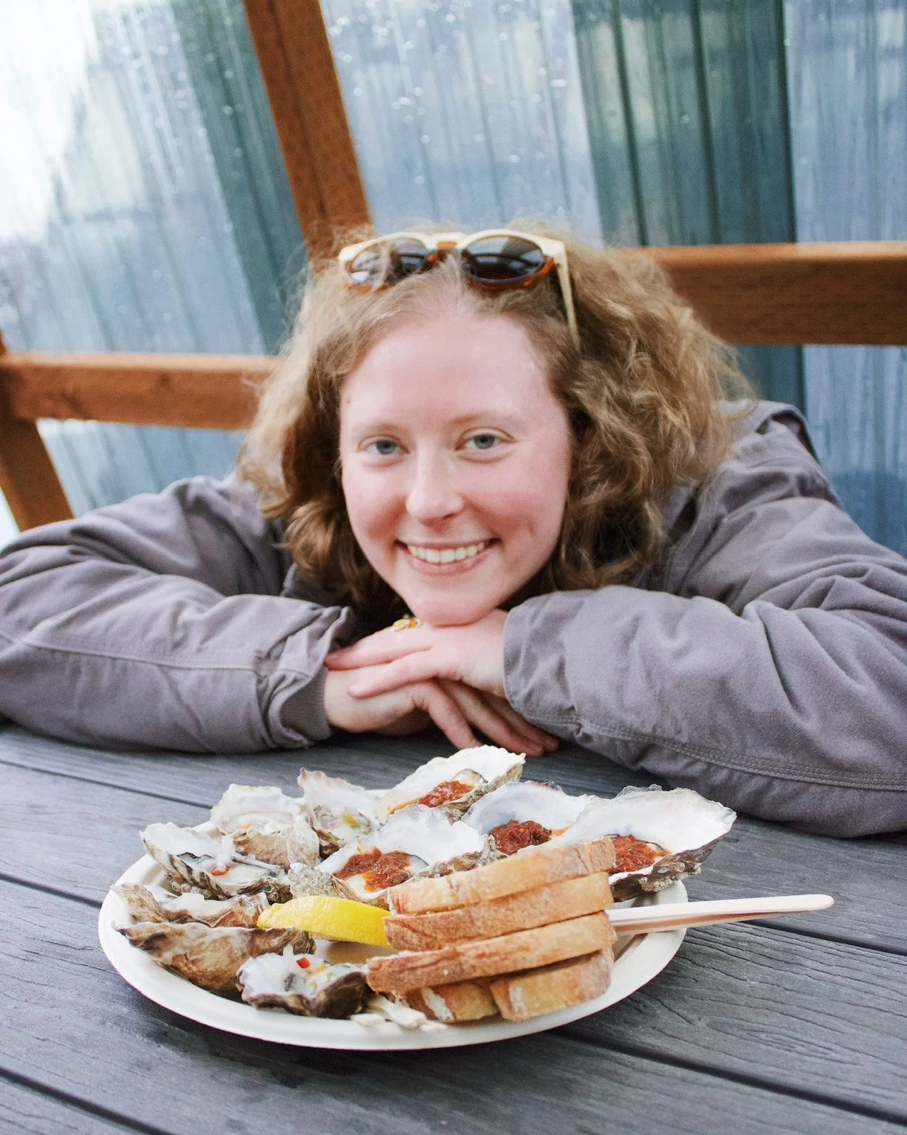 OYSTER SUNDAY REMINDER! 🦪⁠
⁠
Today Sunday, September 27th from 1-7pm, @salishseagreens is bringing @the_little_pearl_oyster_bar to the taproom and shucking up fresh oysters to pair with your cider. 🍎🦪⁠
⁠
Grab a cider, grab some oysters, and settle