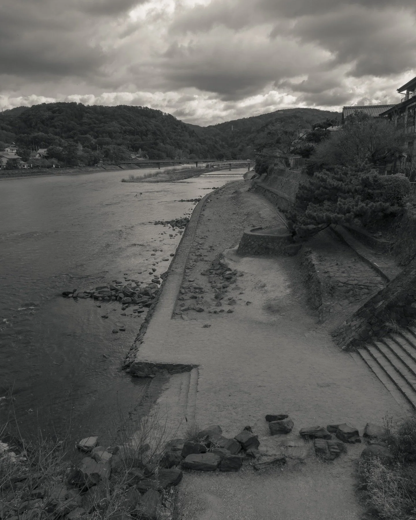 The unmatched beauty of Ujigawa River, responsible for bringing nutrients from Lake Biwa to all the tea plants along its banks.

Uji, located just south of Kyoto, is the top terroir of Matcha. No confusingly very little Matcha actually is grown in Uj