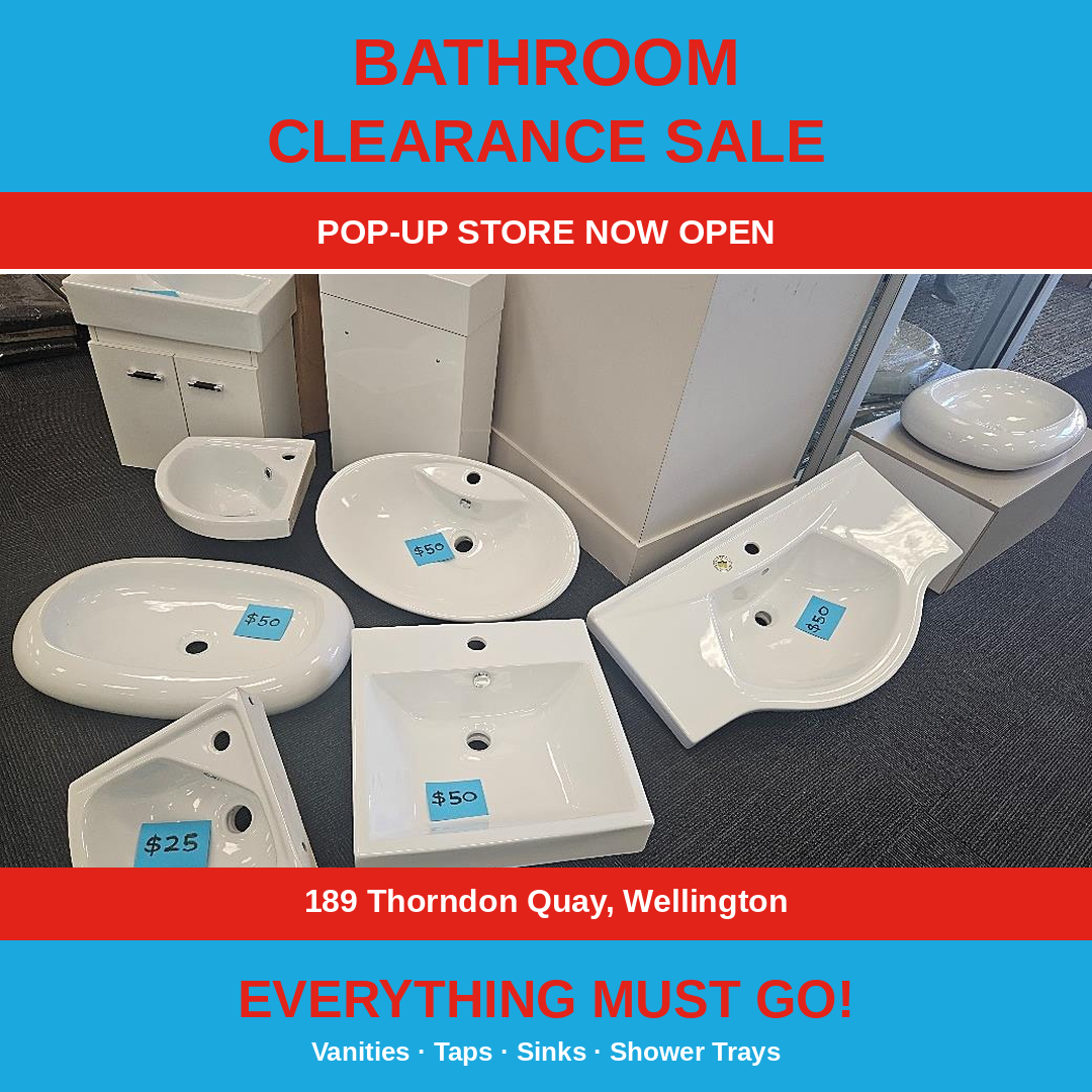 Massive bathroom clearout. No, really!
