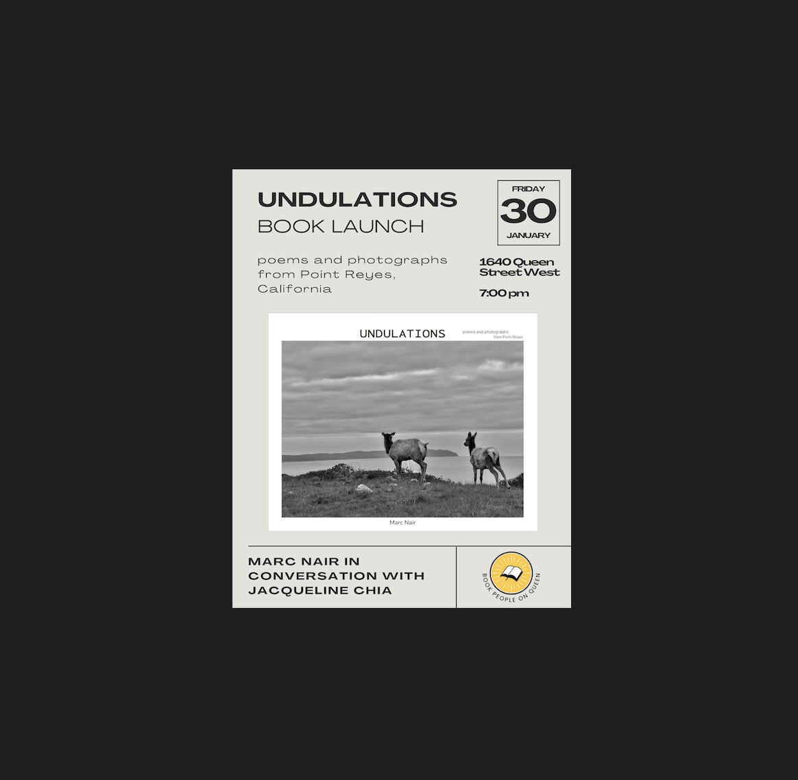 Undulations: book launch (30 Jan 2026)