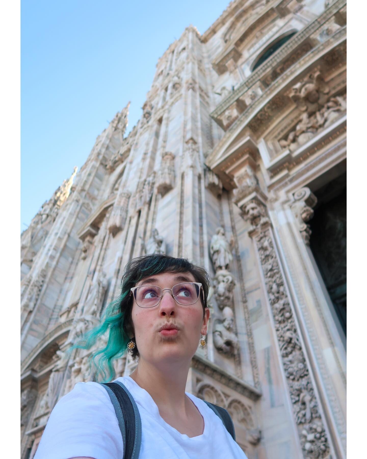 2023// It was our last day in Milan, so of course we had to make sure to check out the Duomo today! 
#AlidiaTravelAdventures #GlobeTrekkingGeek #AlidiaEuro2023 #milan #duomomilano #italy