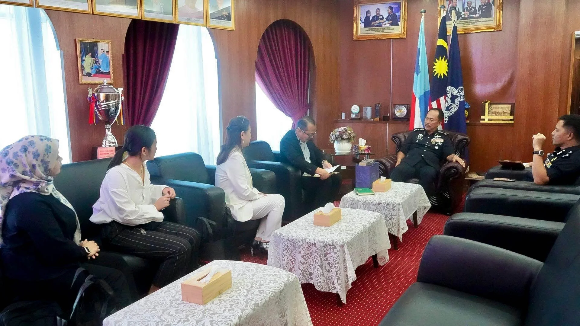 Kunjungan Hormat ke Pejabat Ketua Polis Negeri Sabah