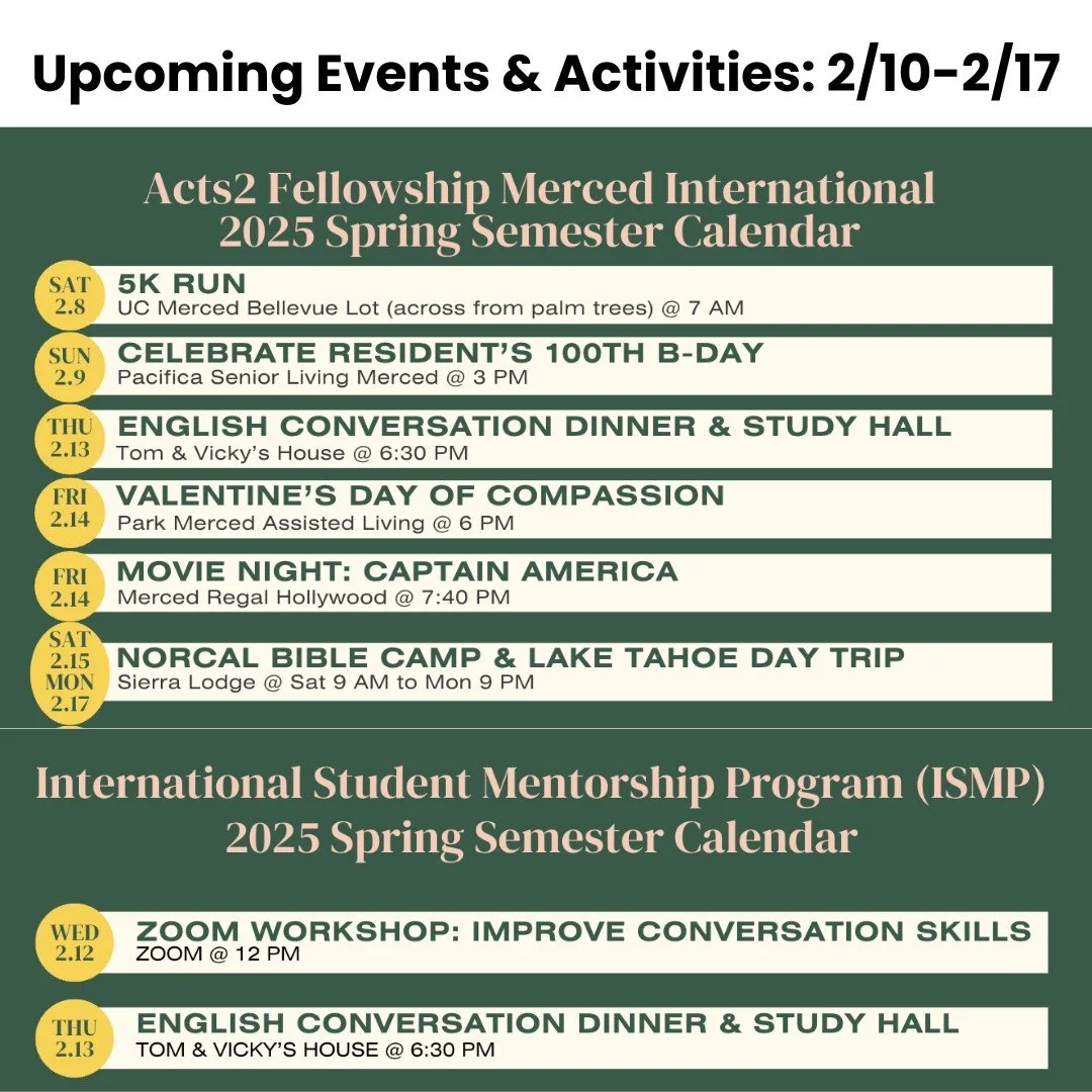 Hope you all had a great weekend, and HAPPY MONDAY!!! 
Here are some of our updated events. See you soon~