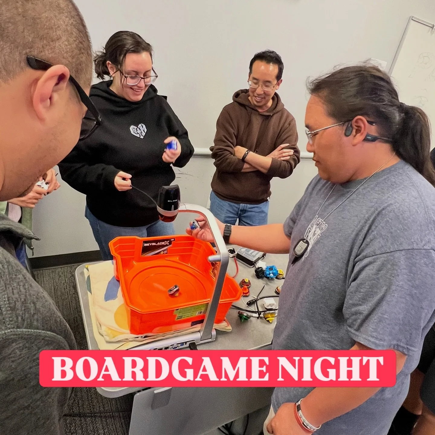 Snapshots from Boardgames night. Wait is that Beyblades? Some test runs for tournament this coming week! Stay tuned!

#boardgamenight #a2fmerced #ucmerced #acts2fellowship #ucmercedlife