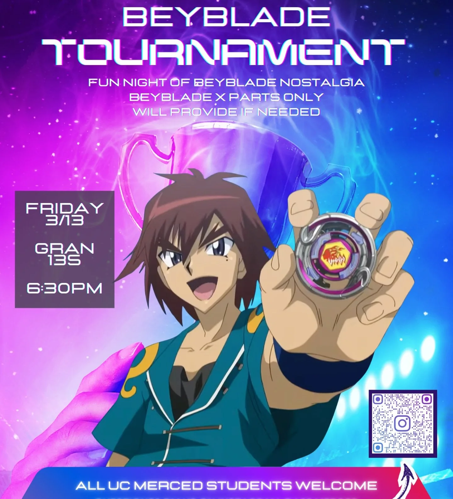 Tags friends who played beyblade.. and those who loves art! Beyblade tournament? Painting Night? Sunday Service. Got something for someone. Did u beyblade before?

#beyblade #a2fmerced #ucmerced #painting #acts2fellowship