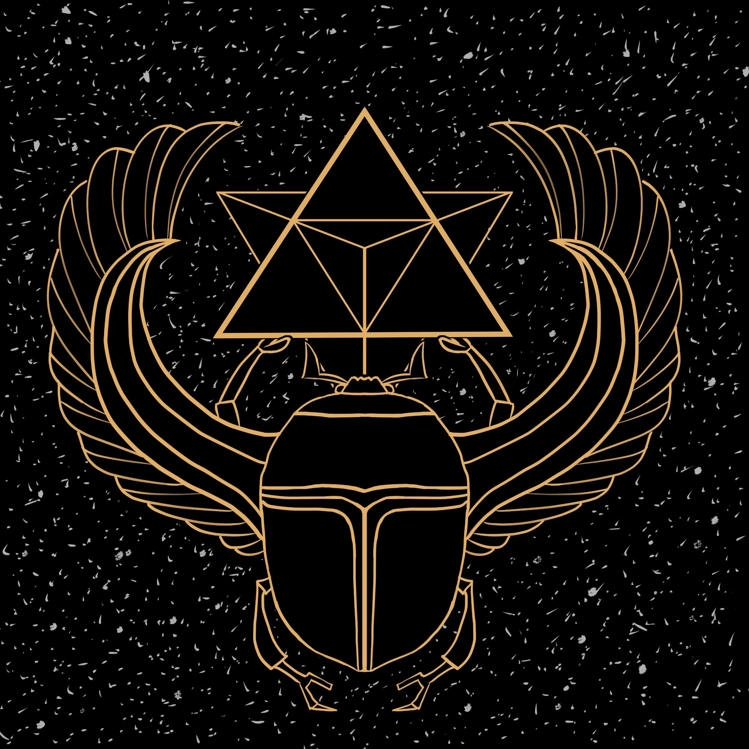 Scarab Holding Merkaba