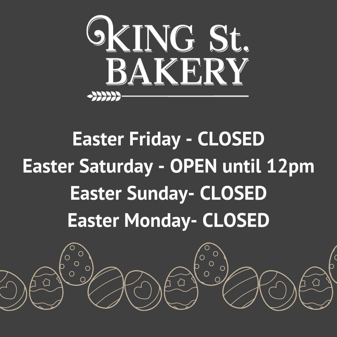 We are closed on Good Friday! We'll be back on Saturday with all your favourite Easter treats! ⁠
⁠