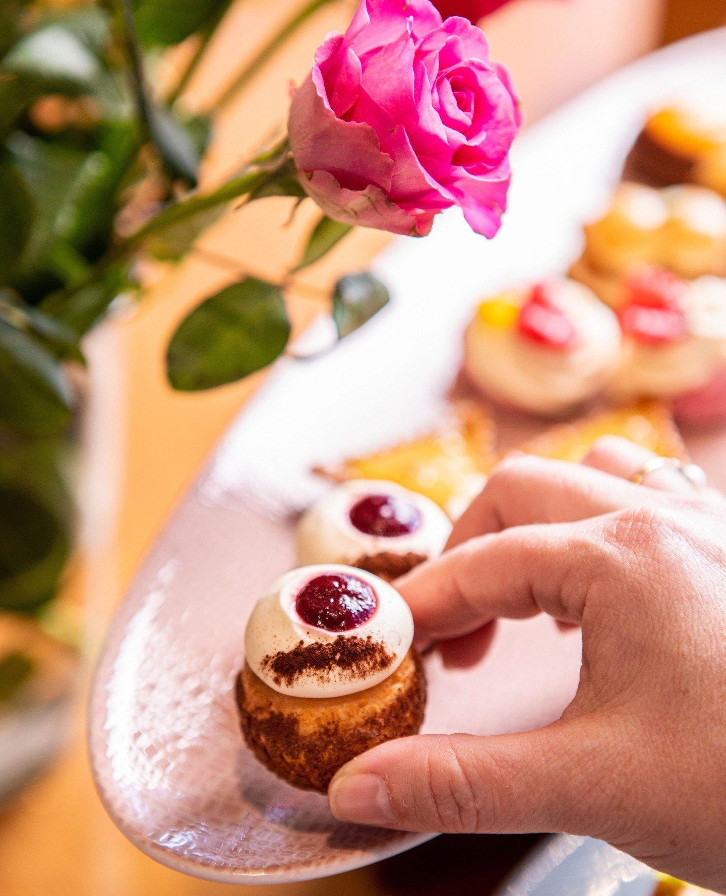 Mother's Day treats are online!⁠
Get on the link in bio to order⁠
⁠
Make your Mother's Day extra special with our High Tea. Order online and pick up at King Street Bakery on May 11th.⁠
⁠
High Tea Includes⁠
Sweets &amp; Pastry items:⁠
2 x Raspberry &a