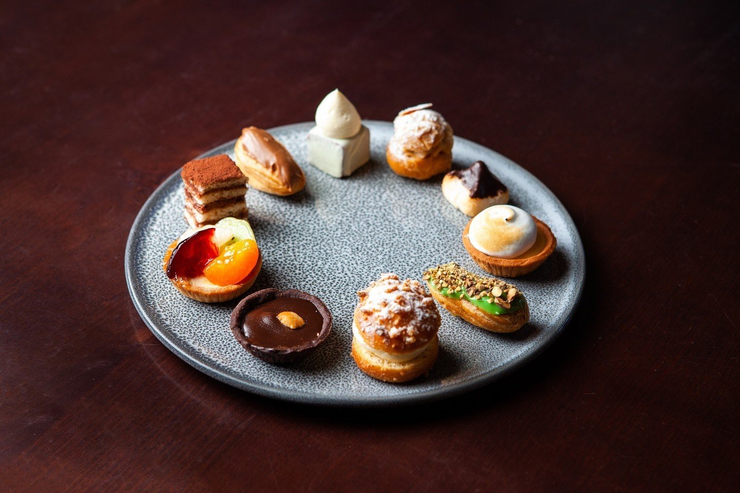 Get ready to tantalize your taste buds with an exciting assortment of petit four every time you visit us. Our selection is always changing to keep things fresh and keep you coming back for more!⁠
⁠