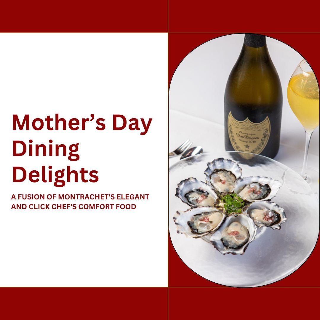 Indulge your mother with the finest French-inspired dishes from Montrachet Dine at Home or opt for the comforting classics offered by Click Chef. Each dish is expertly crafted to provide a unique and delightful experience for your mother on this spec
