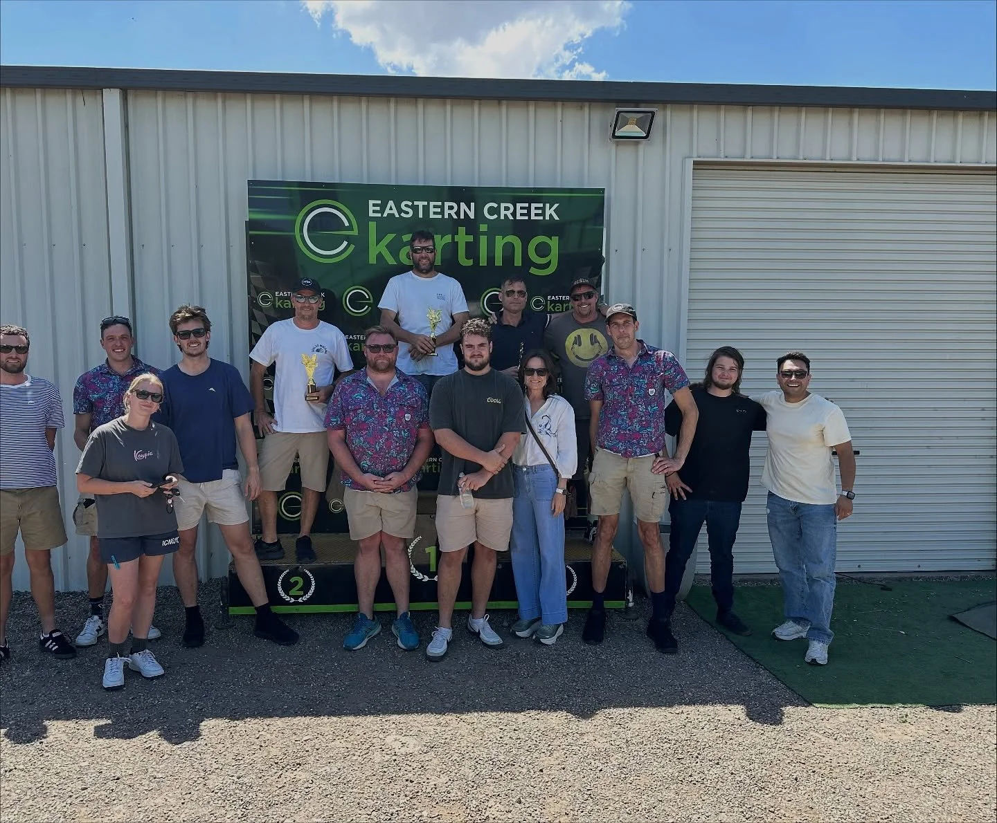 TEAM DAY. great arvo with the team. Some fierce competition had 🏎️💥