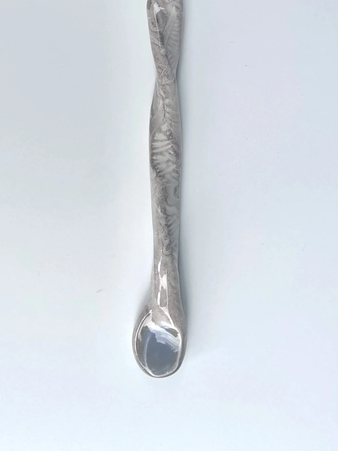 Swizzle Stick - periwinkle, red clay