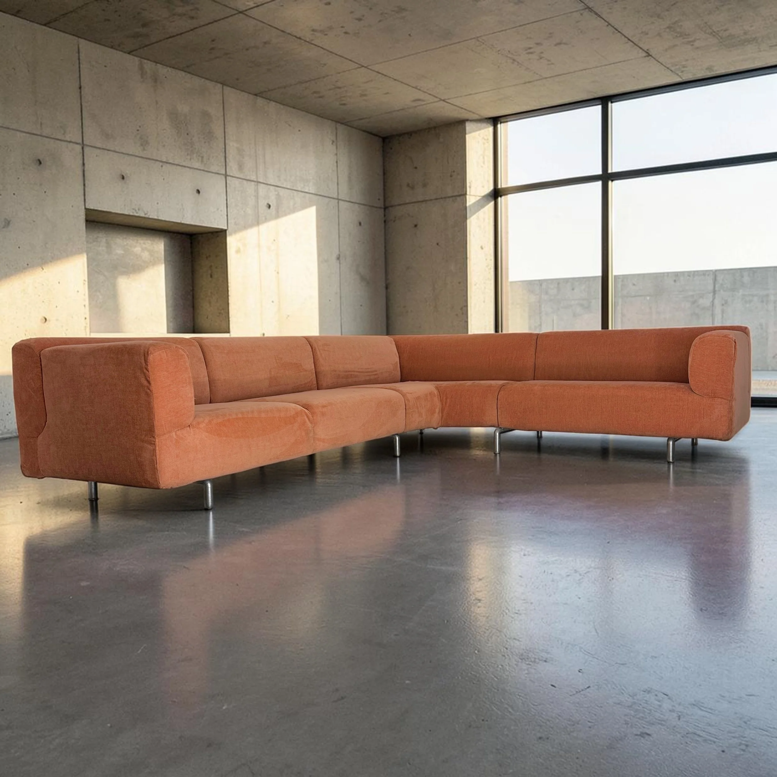 'MET' L-SHAPED MODULAR SOFA BY PIERO LISSONI FOR CASSINA (1990s)