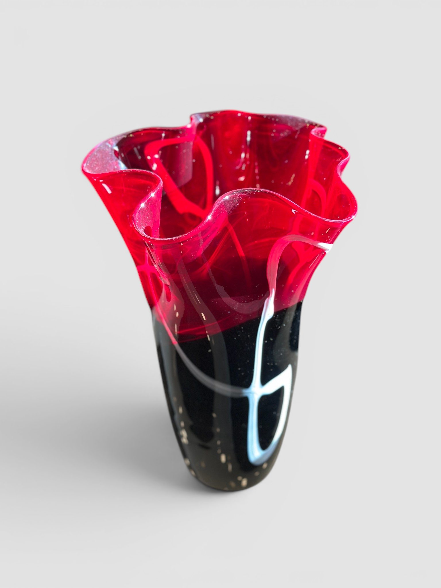 MURANO GLASS VASE ATTB. TO AFRO CELOTTO, ITALY 1970s