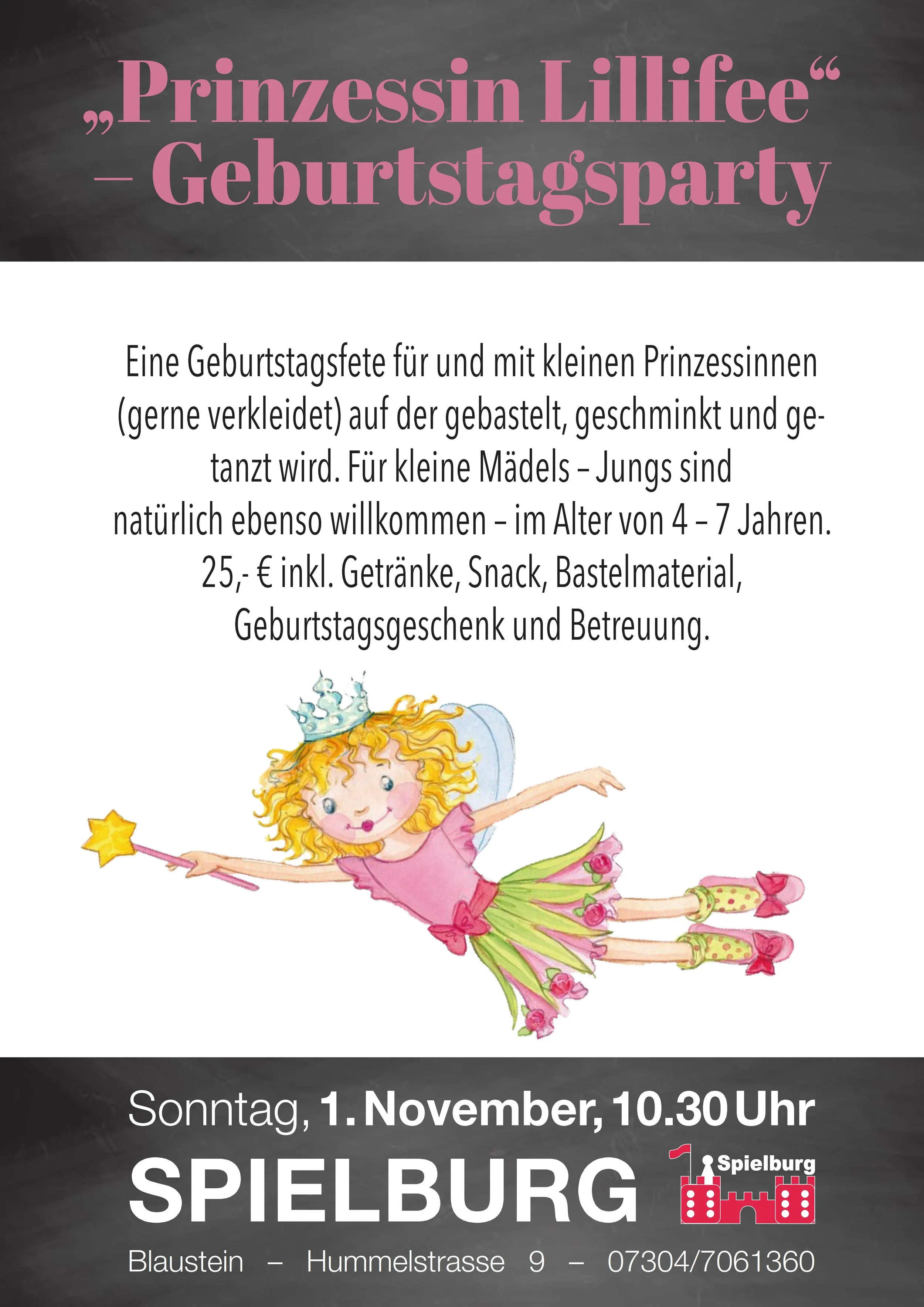 Prinzessin Lillifee - Geburtstagsparty zum 21. Geburtstag