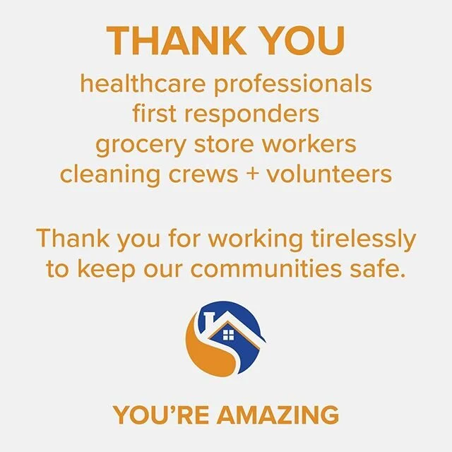 To folks working to save lives and give us some sense of safety and normalcy - thank you. It&rsquo;s hard to imagine where we&rsquo;d be without you. 💙🧡💙
#essentialworkers #healthcareworkers #workingclasshero #covid19 #coronavirus #heroes