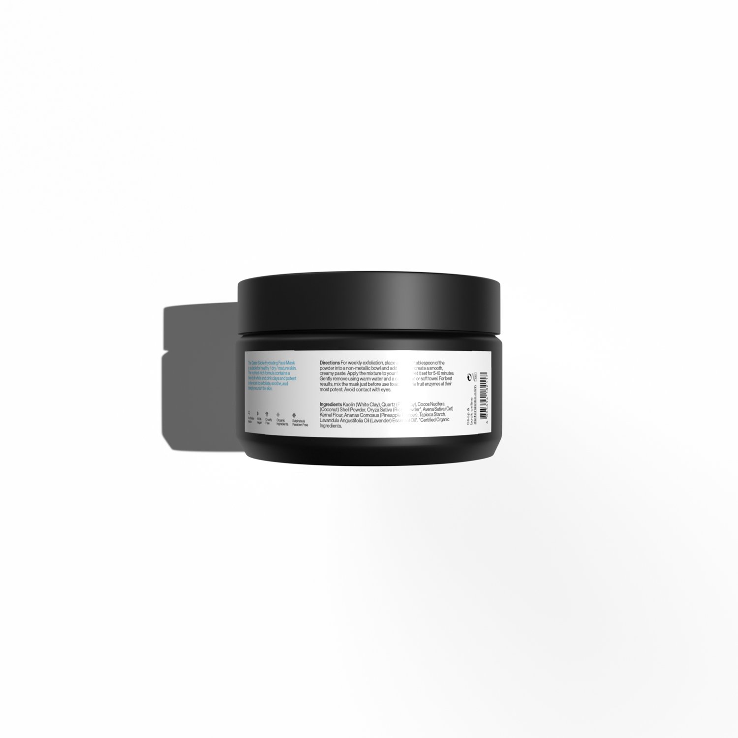 Dieter Slicke Hydrating Exfoliator & Face Mask Back