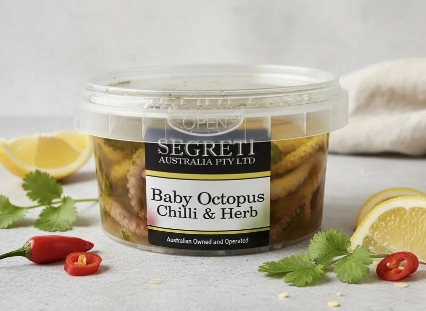 Chilli & Herb Baby Octopus - Segreti