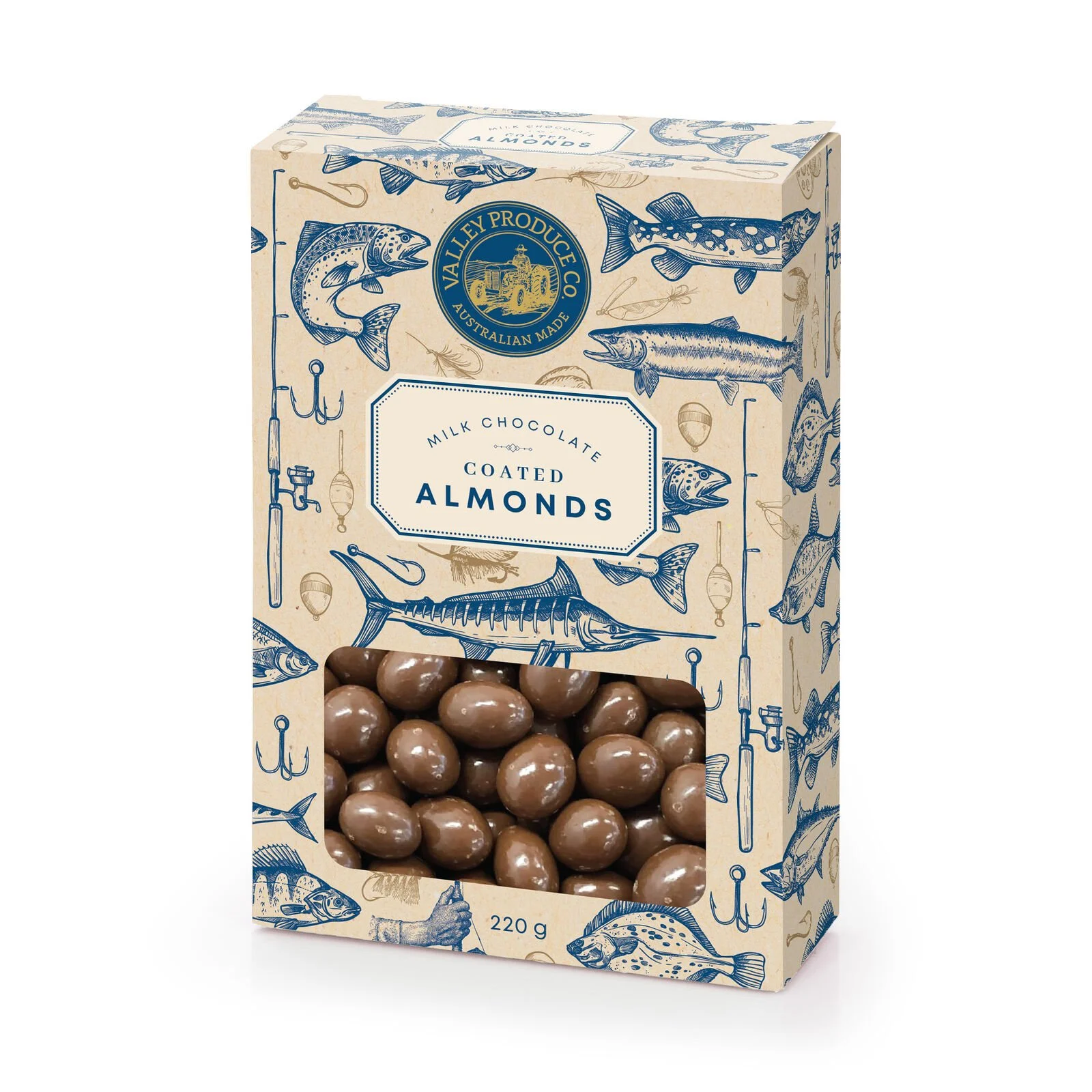 Milk Chocolate Almonds - Fishing Edition