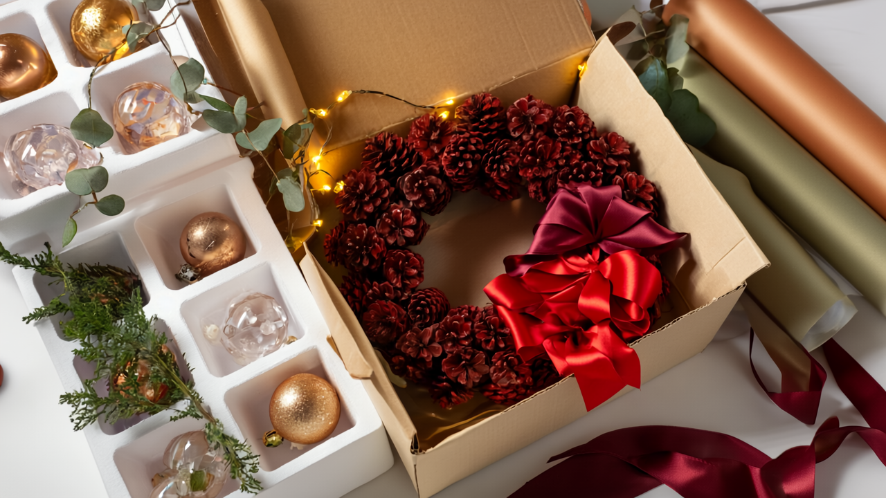 Gen4 Place this wreath in a hyper-realistic scene of a luxury handcrafted pinecone wreath s 22550496.png