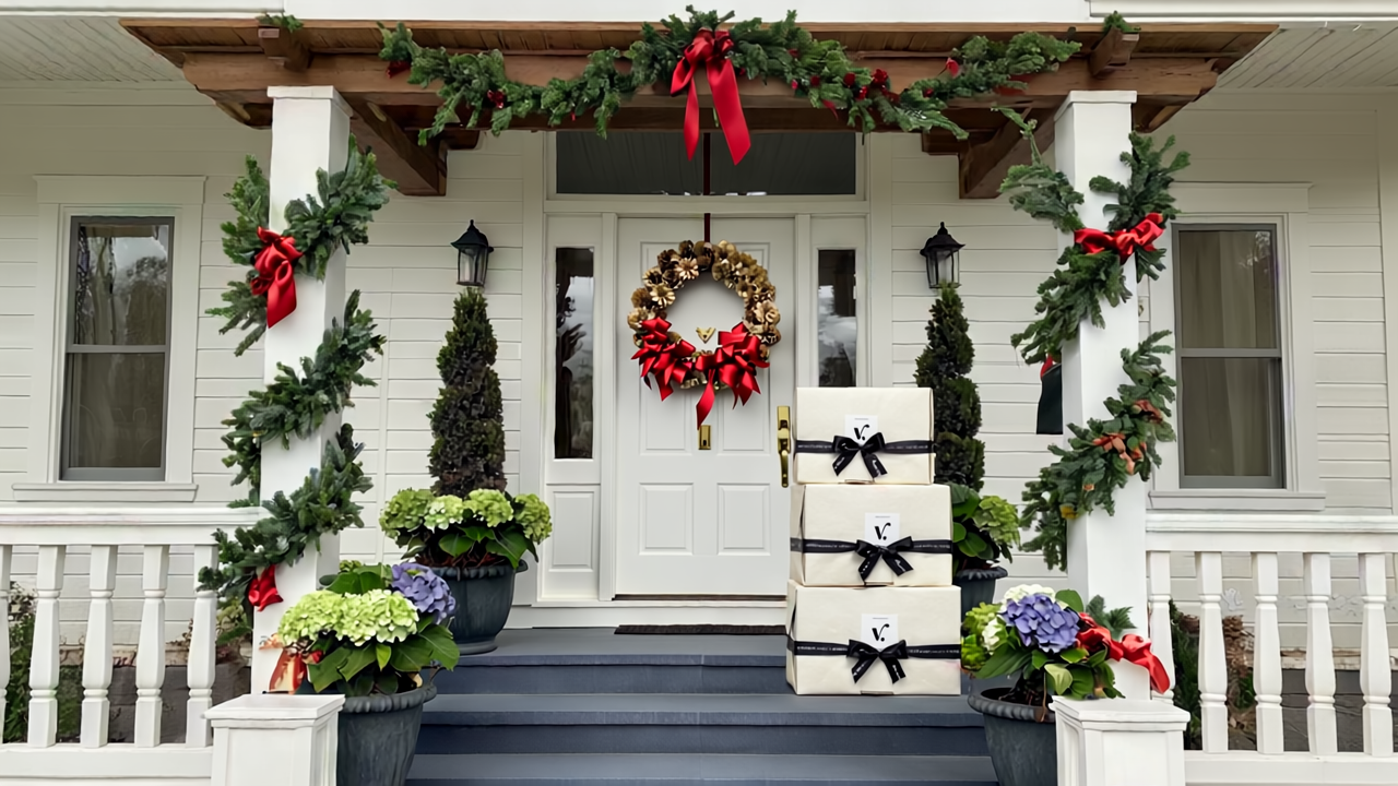 Gen4 Place this exact stack of gift boxes in a natural editorial way to the sides of the do 10399775.png