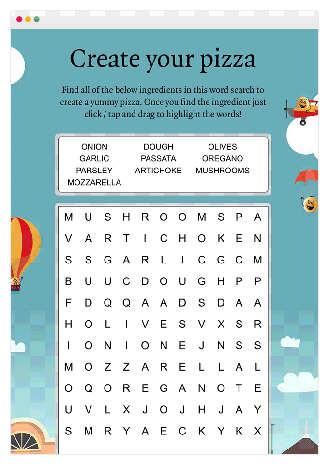 PizzaExpress website work ActionRocket