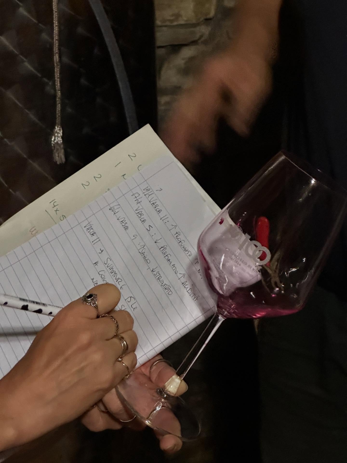 Soon back to this amazing team - Mirko and Paula -  to blend the wines ❤️