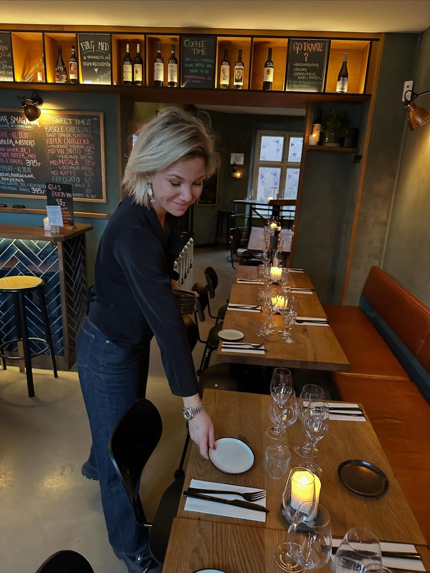 When I&rsquo;m not in Italy at La Festeggiata, I am in Copenhagen. 
Living with my family at Frederiksberg, and having my daily routine at the wine bar Trianglen 7, at &Oslash;sterbro. 
A small and charming wine bar and eatery I share with my partner