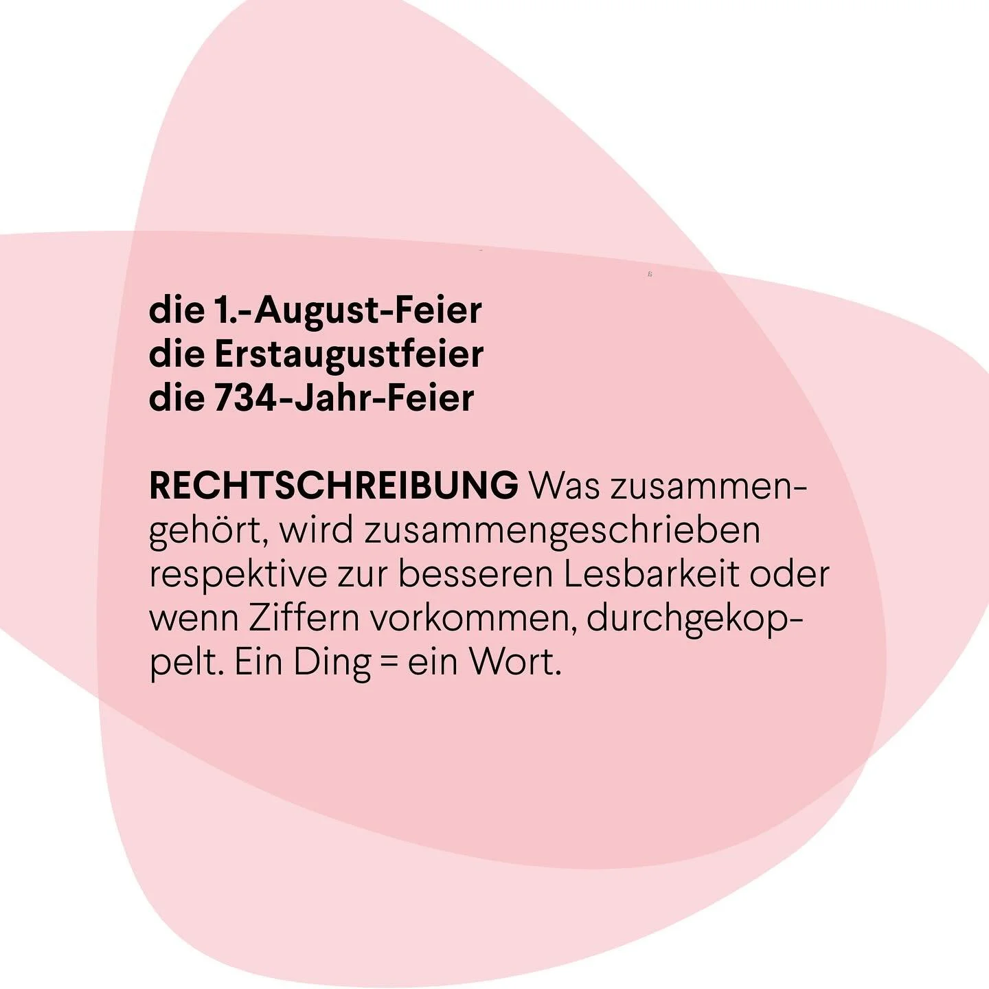 🔥 Getrennt-/Zusammenschreibung

ein Ding &ndash; ein Wort (zusammen oder mit Bindestrich)
&ndash;
das Sosein, die Newsl&uuml;ge, das F&uuml;r-immer-und-ewig
&ndash;
die Herbst/Winter-Kollektion 2030 (auch: Herbst-Winter-Kollektion)
&ndash;
die &laqu
