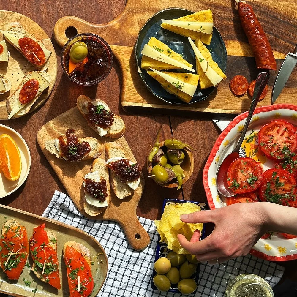 It&rsquo;s been tapas heat for a while.
Eat outside.
Drink some vermut.
Live with colour.