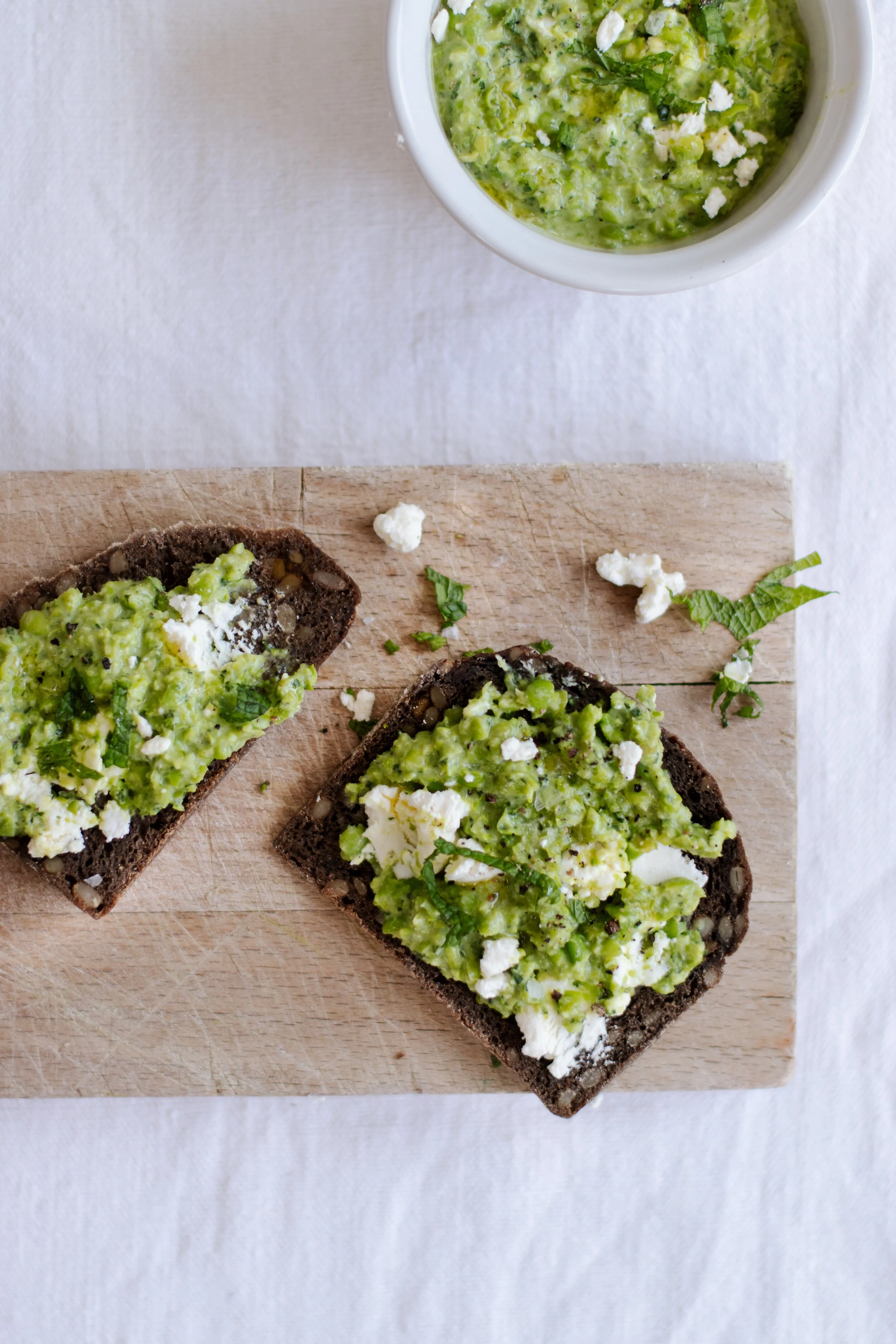 Pea, Mint and Feta Dip