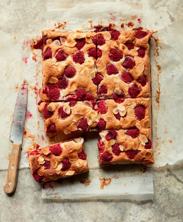 Raspberry Meringue Layer Cake