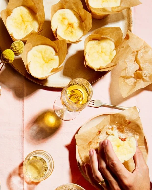 Baked San Juan Cheesecakes with Medjool Apple Jam