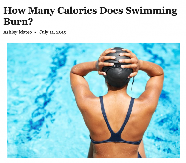 How Many Calories Does Swimming Burn