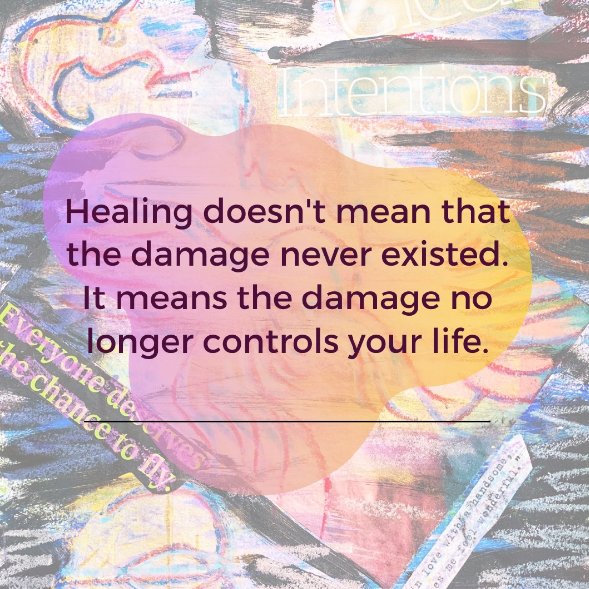 Healing: creating new pathways.