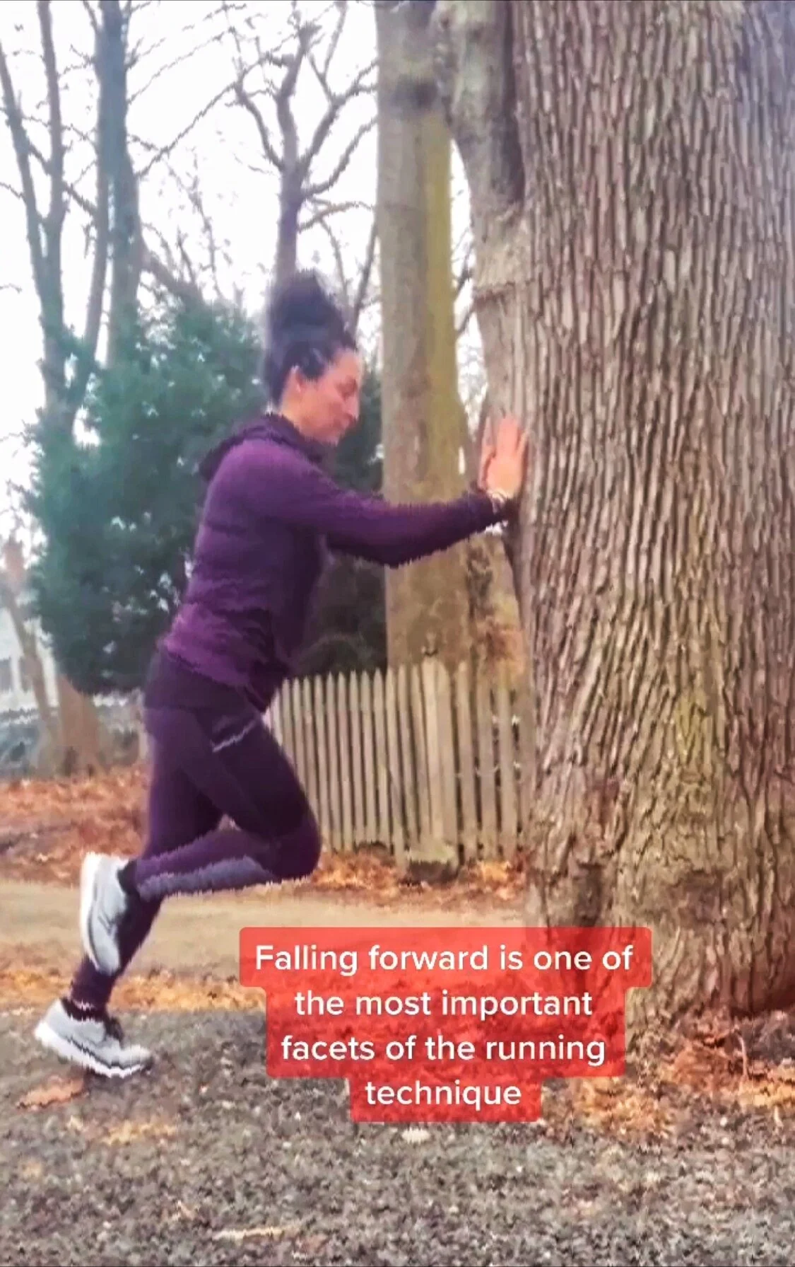 FALL FORWARD FOR RUNNING SPEED