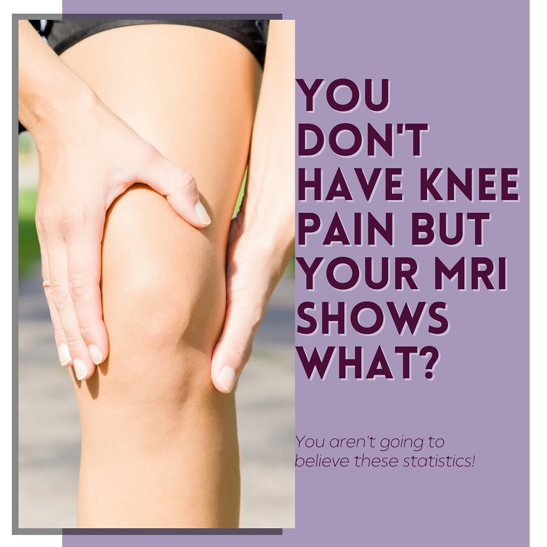 NO KNEE PAIN BUT AN MRI SHOWS OTHERWISE

Did you ever notice a kid who falls but then only starts to cry AFTER they see blood? Or there is a long delay between the fall and the perception that there might be something wrong because bleeding doesn&rsq