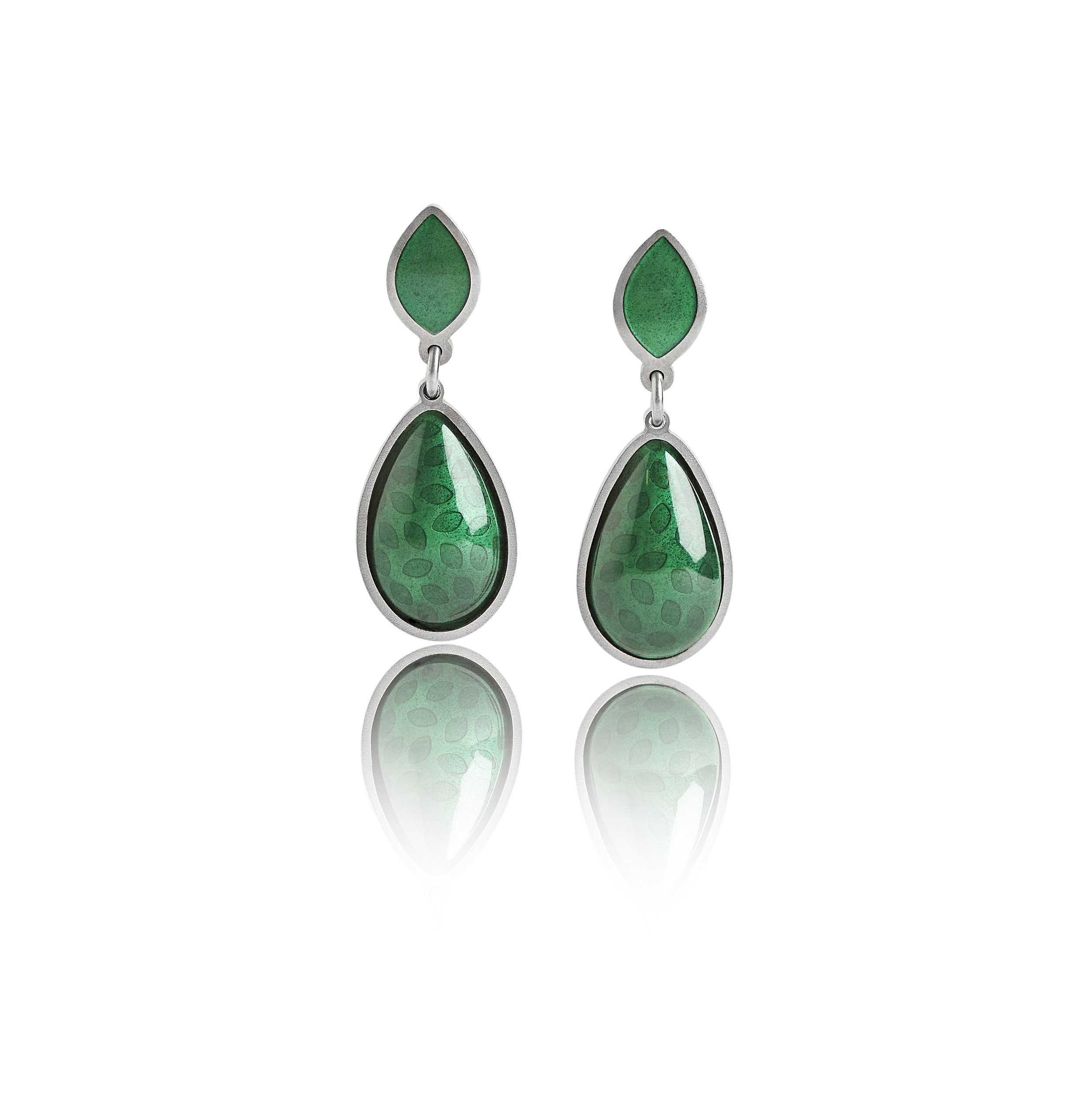 Green small tear drop earrings.jpg
