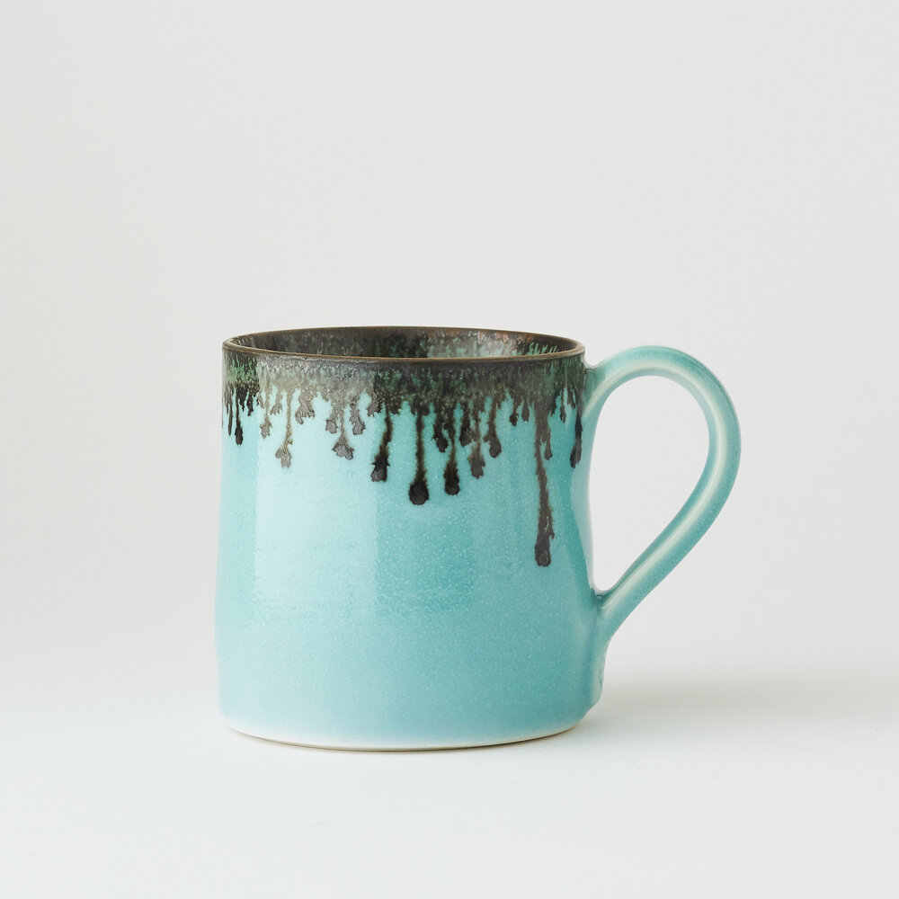 Handmade tea coffee porcelain pottery cup mug — Lindy Barletta Ceramics