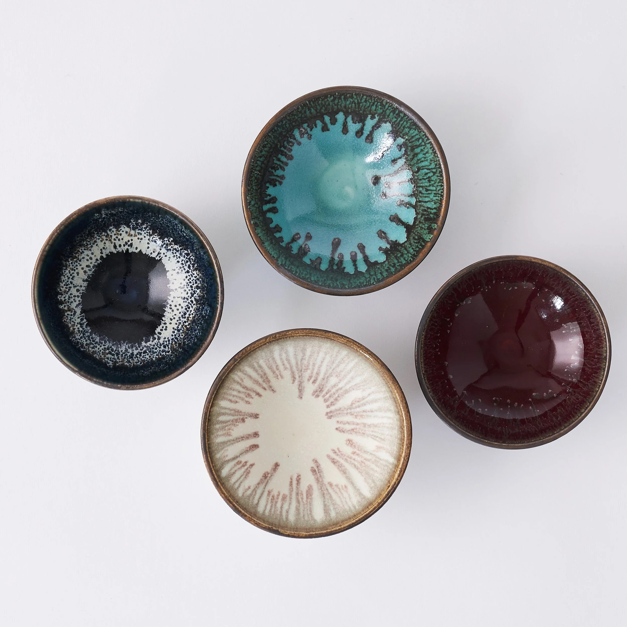 Bowl Group glaze porcelain handmade small bowl