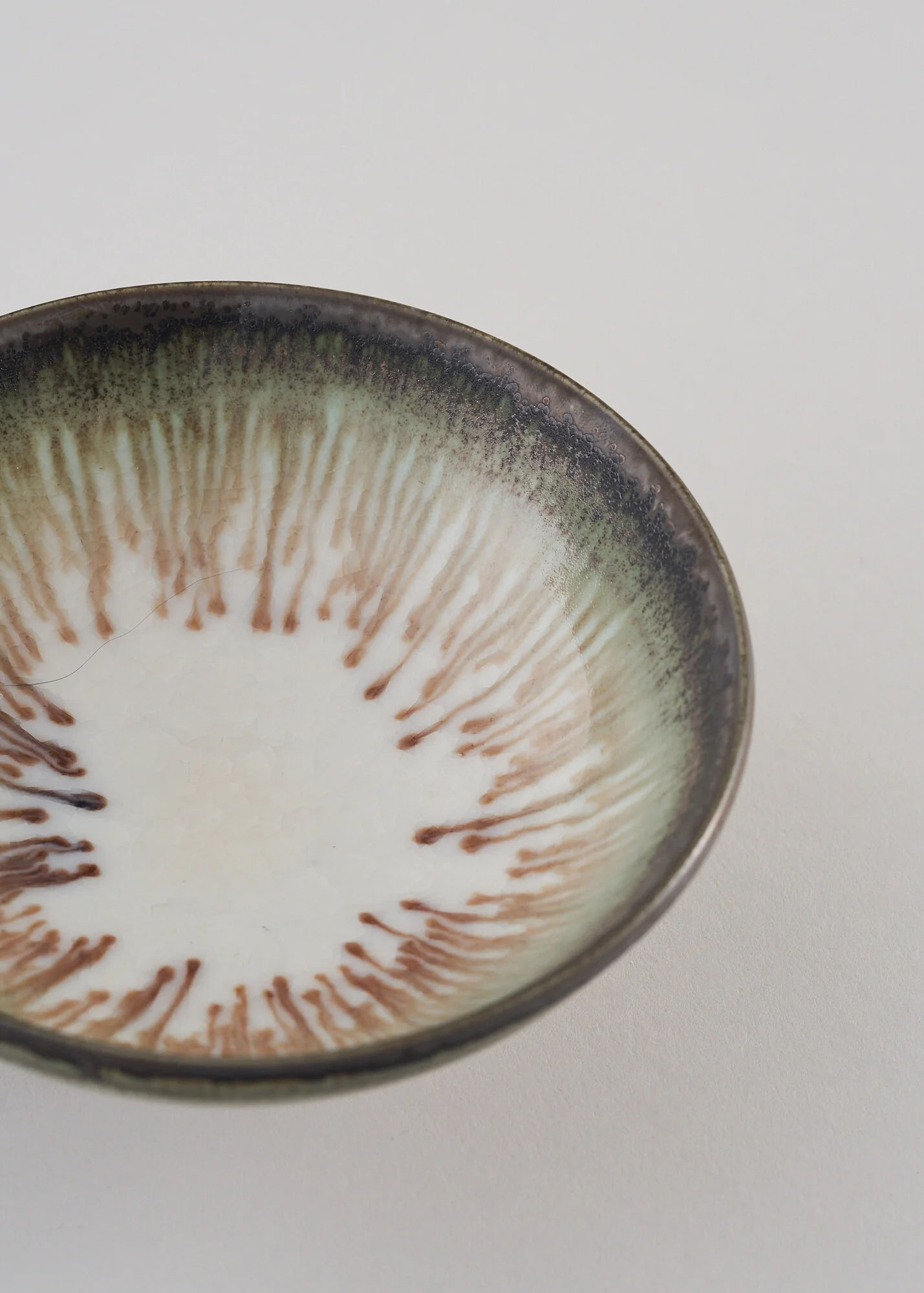Shiny white glaze wheel thrown porcelain gift trinket bowls handmade