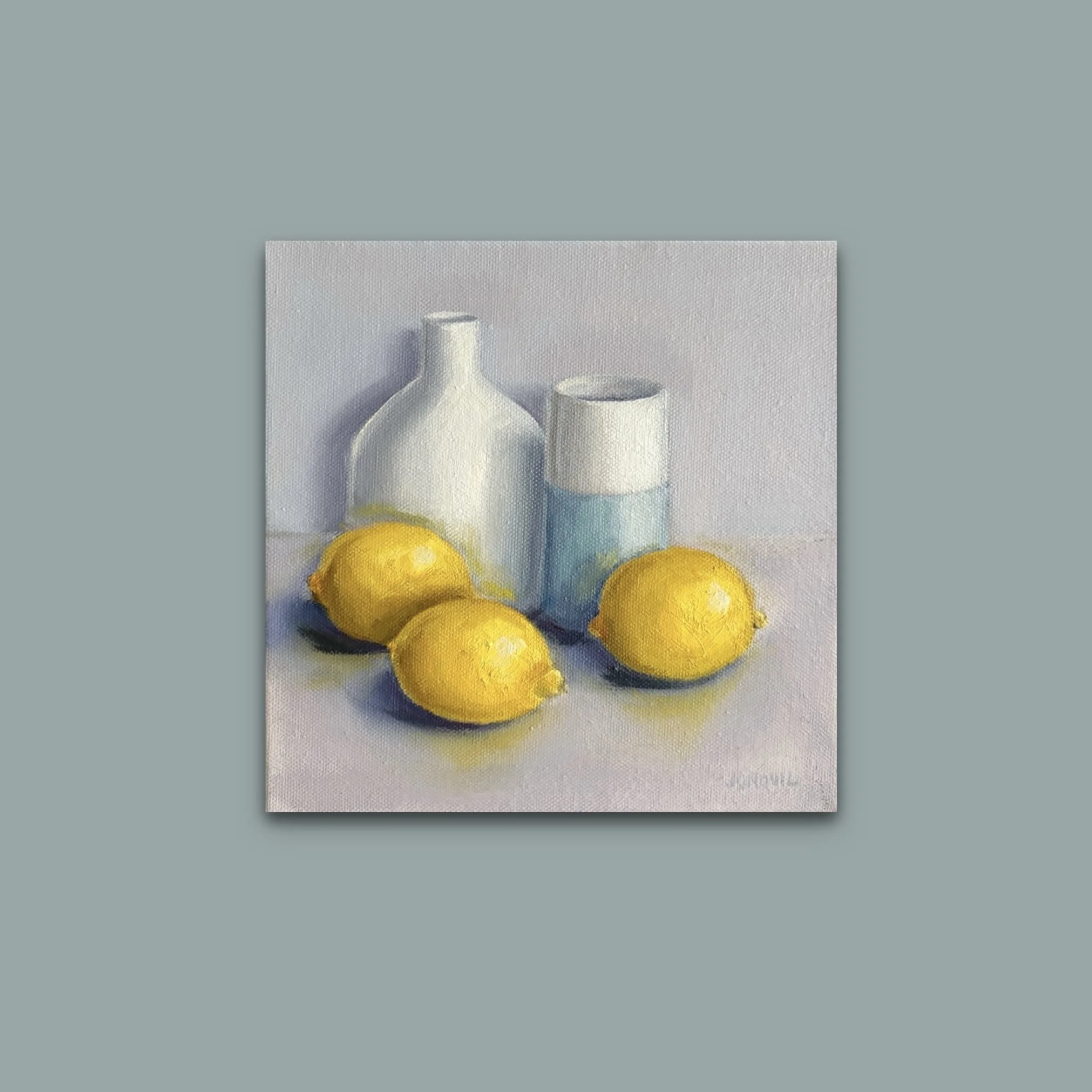 Lemons with little pots