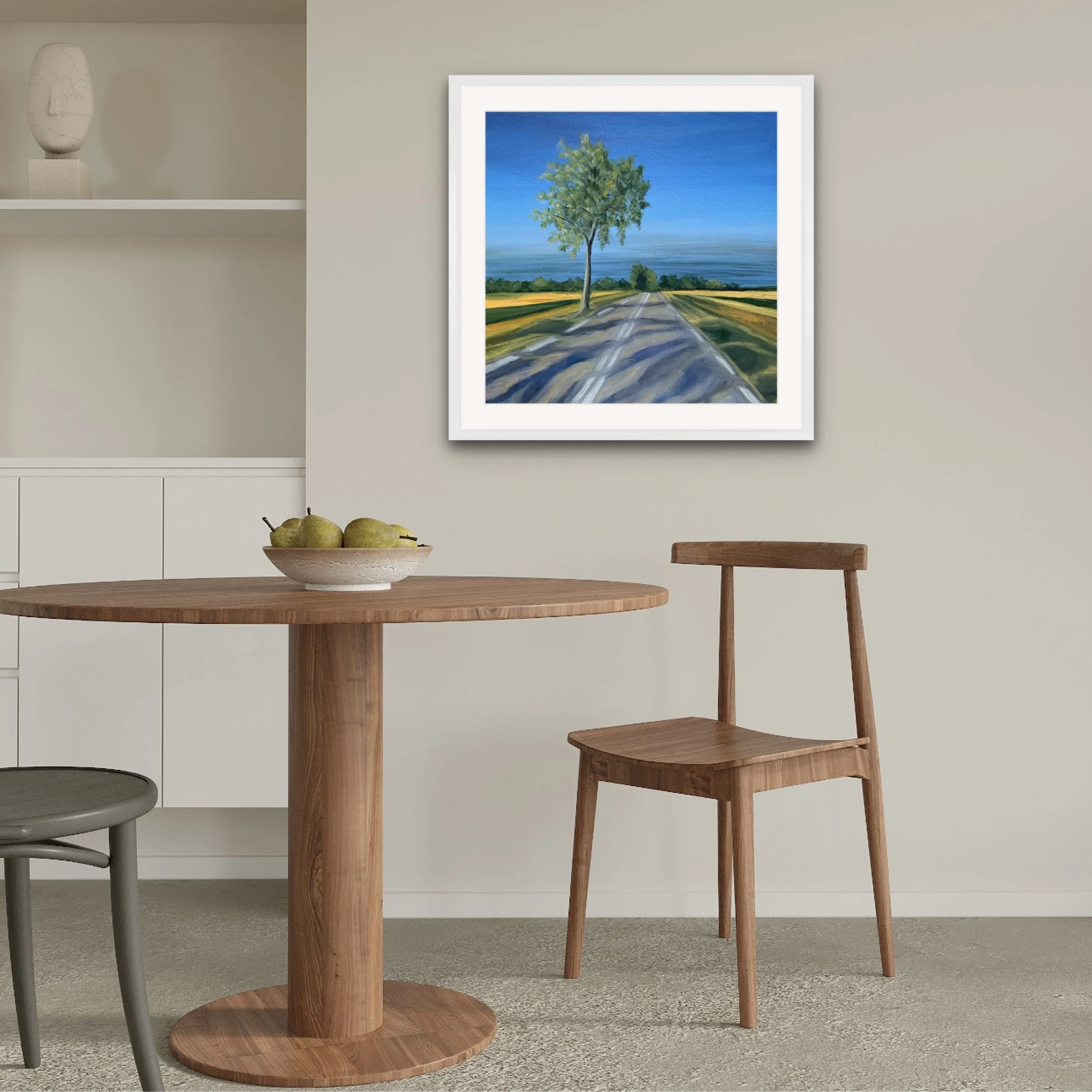 French Country Road in Summer – Landscape Fine Art Print by Jonquil Williamson.JPEG