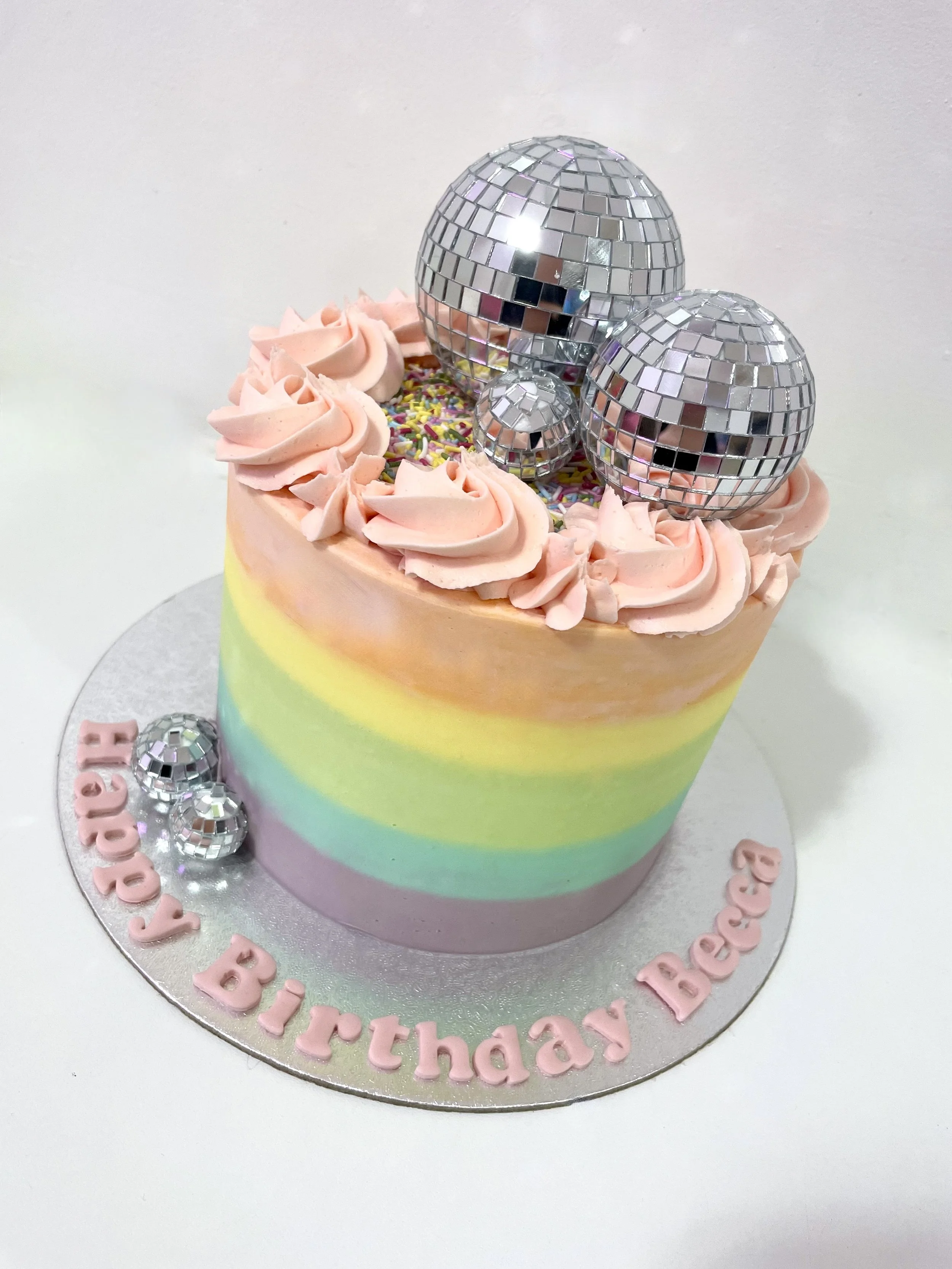 Disco Ball Cake
