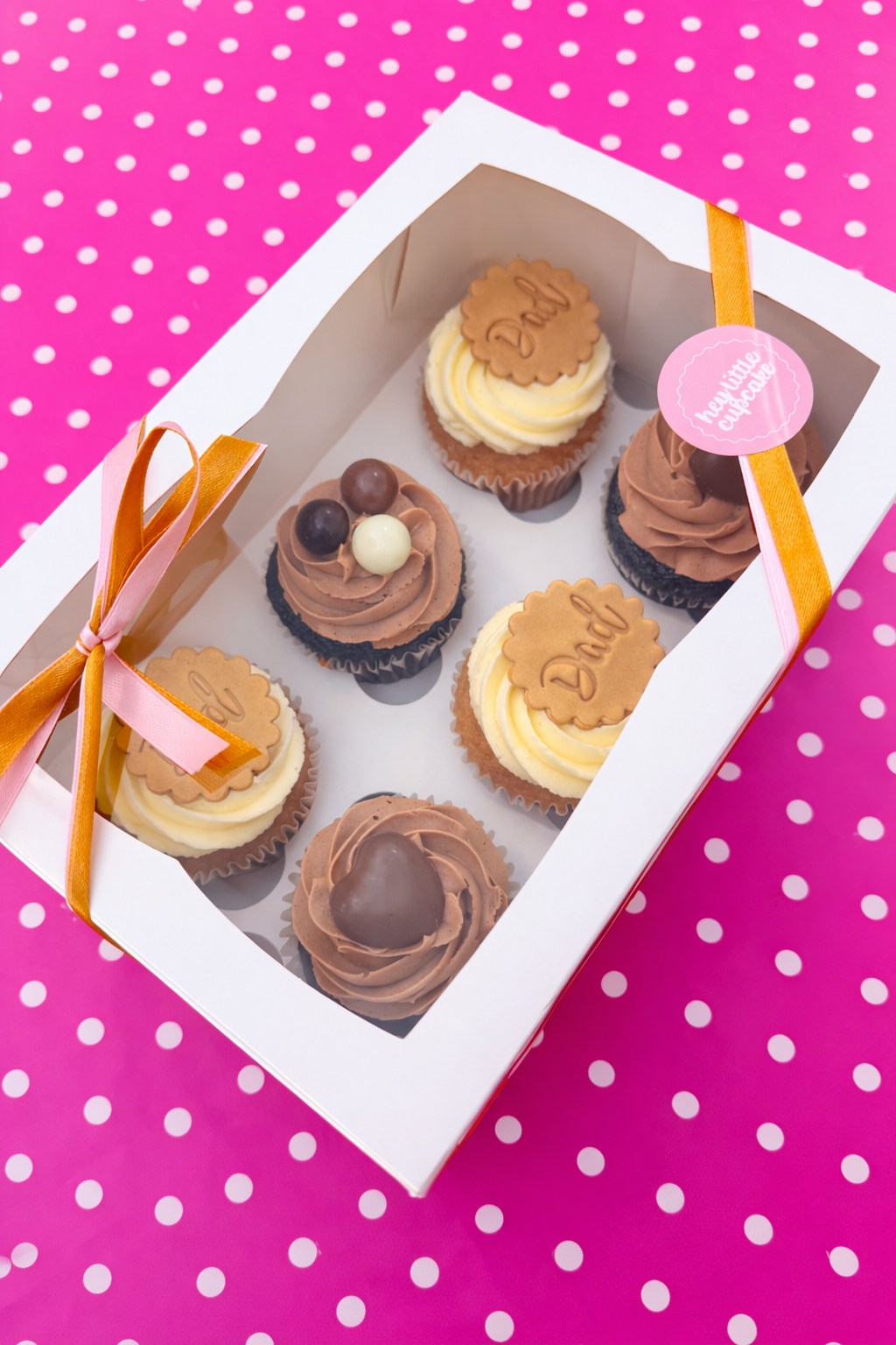 Father's Day Cupcake Gift Box