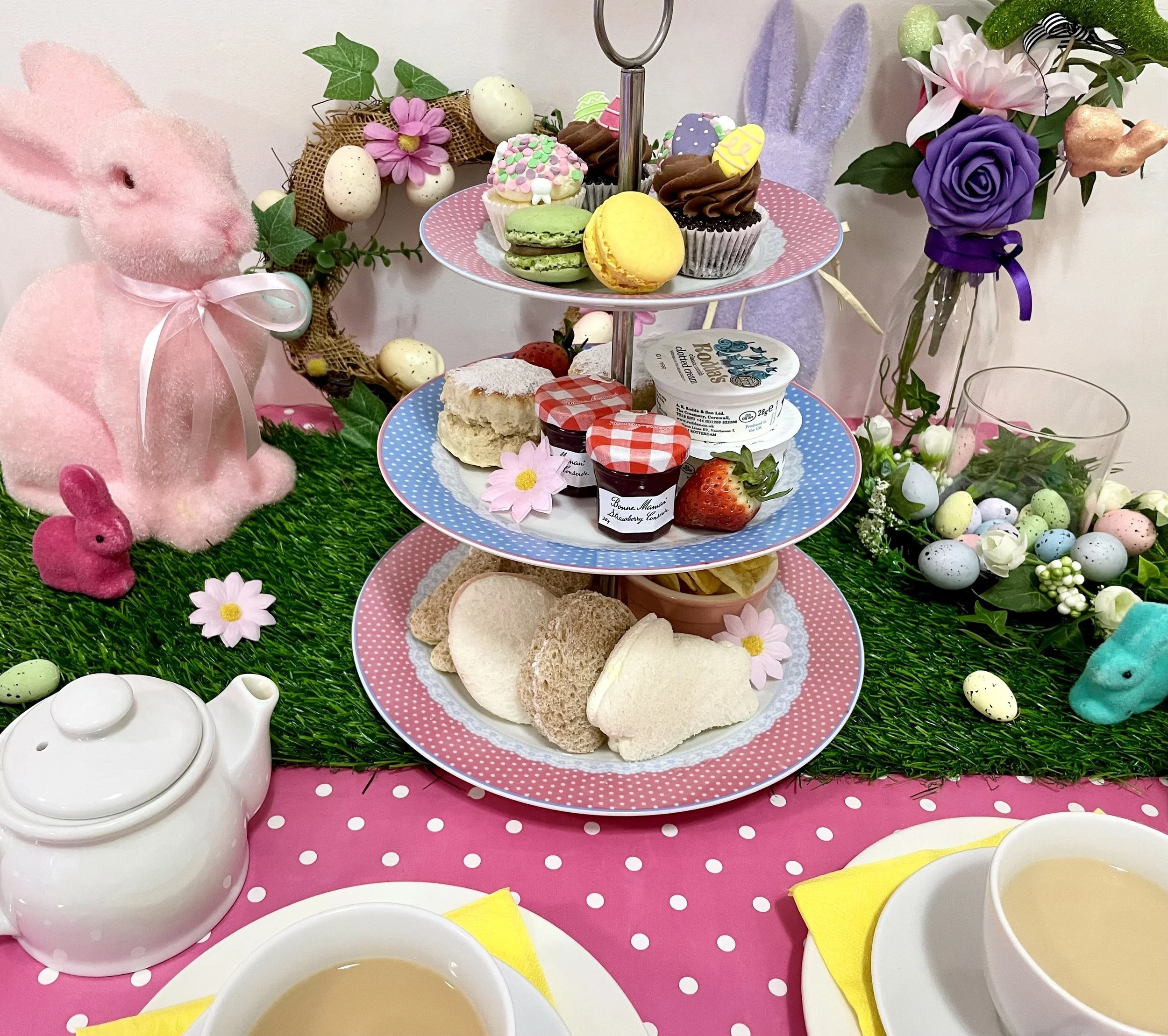 Easter Themed Afternoon Tea - Spinningfields Cupcakery