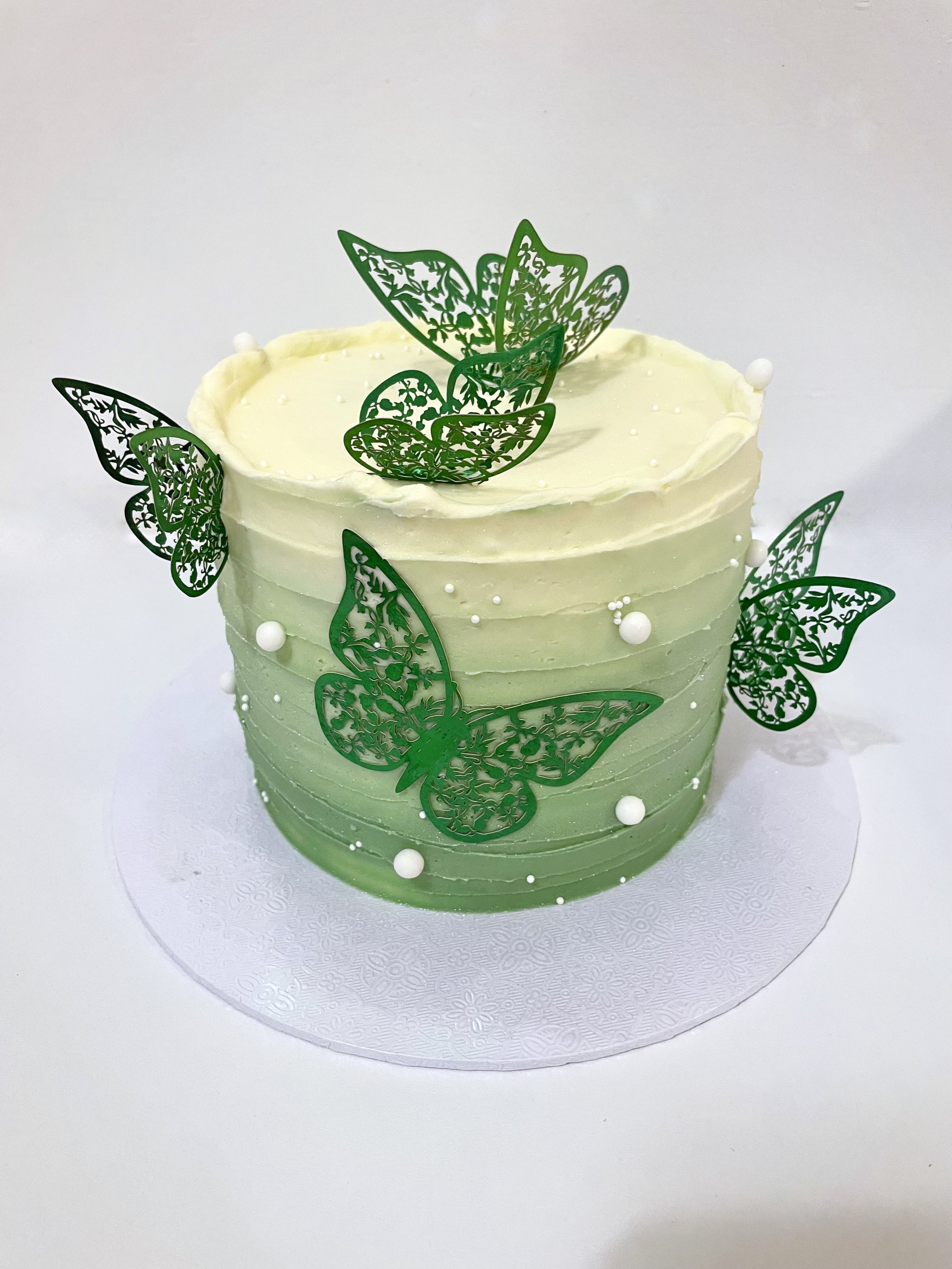 Butterfly Ombre Cake